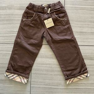 Authentic Burberry boy pants